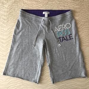 ✨SOLD✨ Aeropostale Y2K gray sweatpants drawstring lounge shorts